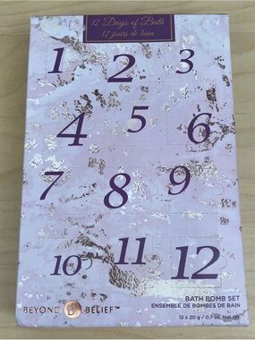 Beyond Belief 12 Days Of Bath Bombs - Bath Bomb Gift Set New In Box